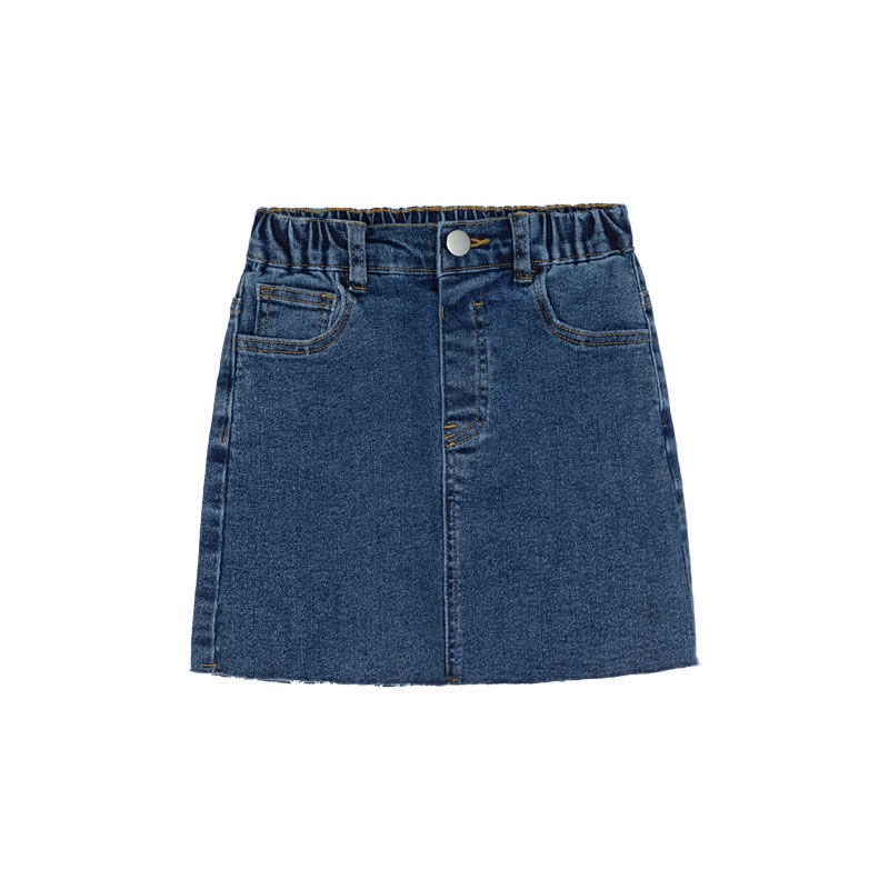 Chân Váy Jean Ngắn Phong Cách Hàn Quốc Dễ Phối Đồ Thời Trang Mùa Hè Mới Cho Bé Gái