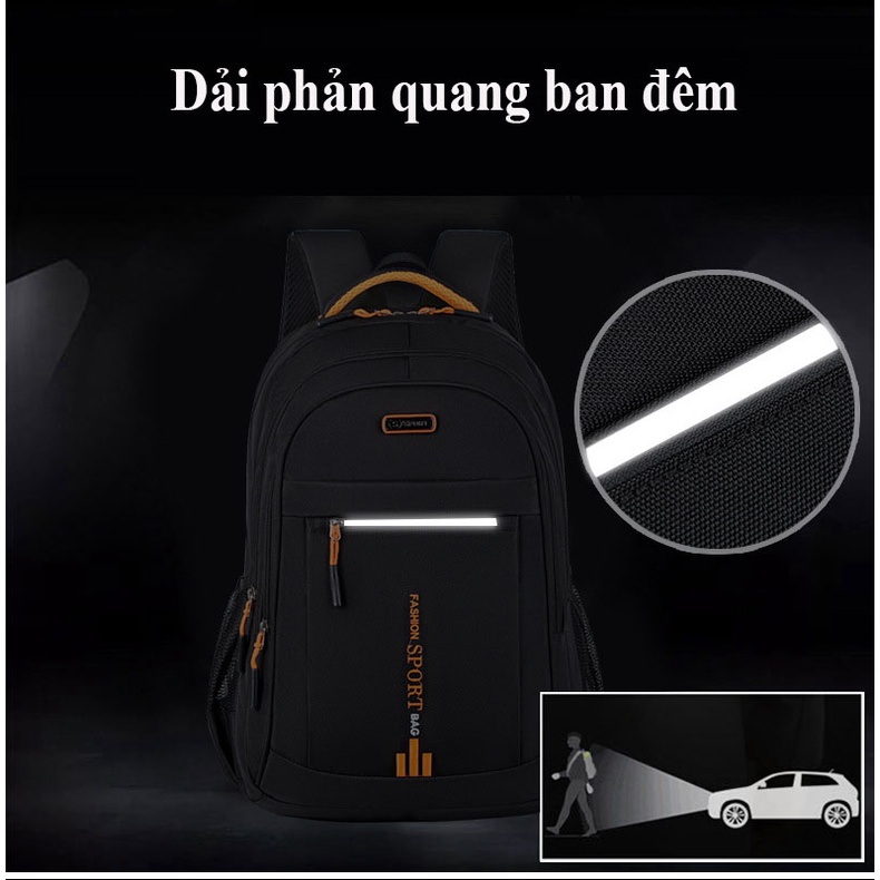 Size cao 48cmx32cm BALO LAPTOP SIÊU LỚN - Balo siêu to cho bạn nam nữ đi học, đi làm hay đi chơi có nhiều ngăn r