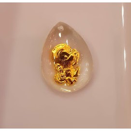 Mặt dây chuyền 3D dát vàng