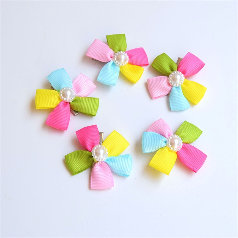 Kẹp Cánh Hoa Nhiều Màu Cho Thú Cưng