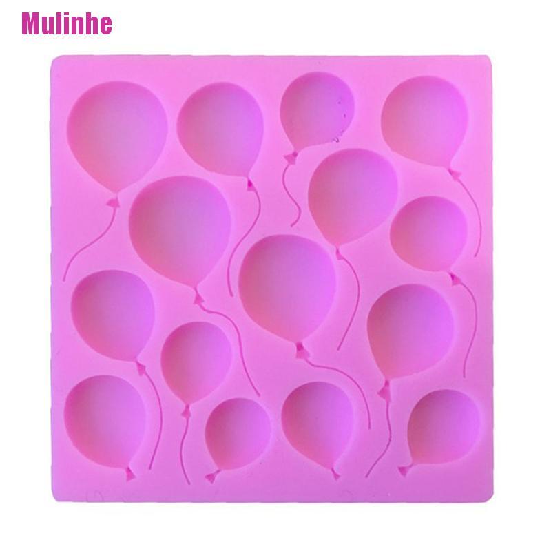Khuôn Silicone Làm Bánh / Sô Cô La Chống Dính Hình Bóng Bay