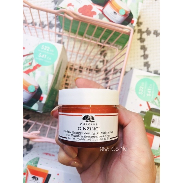 Kem Dưỡng Da ORIGINS Ginzing Oil-free Energy-Boosting Gel Moisturizer