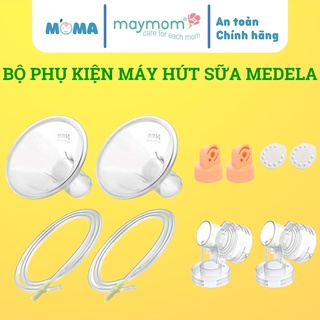 Bộ phụ kiện máy hút sữa Medela Pump thương hiệu Maymom, nhiều lựa chọn size phễu, hàng chính hãng, mới 100%