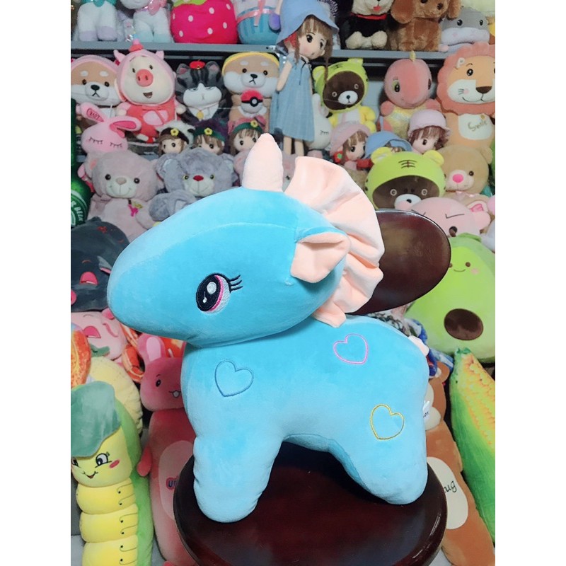 Gấu bông Kỳ Lân đứng, Unicorn nhồi bông, Ngựa Pony đứng