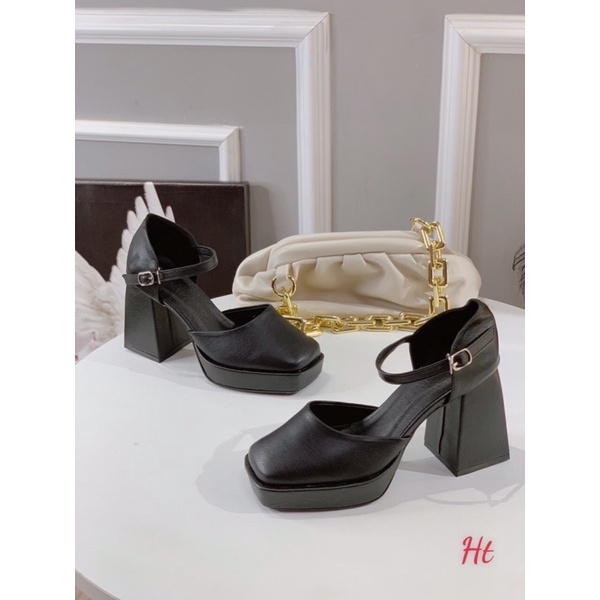 ❄️ HÀNG CÓ SẴN❄️ Sangdal bít mũi gót vuông 9cm