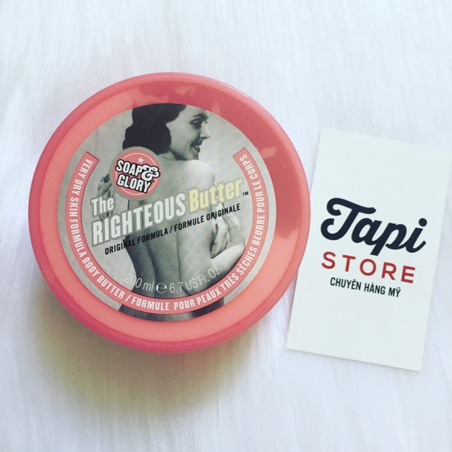 Bơ dưỡng thể Soap &amp; Glory Righteous Butter Body Butter