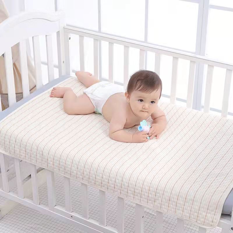 Tấm lót chống thấm cho bé Cotton hữu cơ tự nhiên 4 lớp - Thoáng khí, siêu thấm hút, có thể giặt chất liệu mềm mại