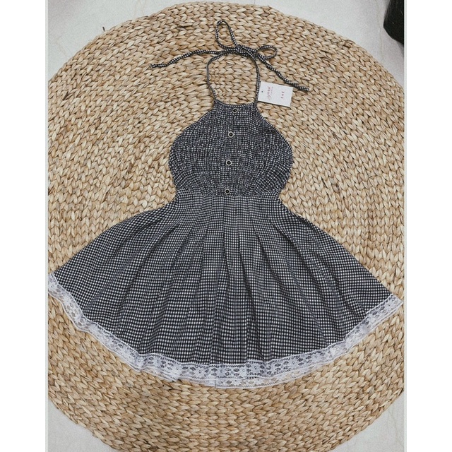 Set yếm kèm quần caro siêu hot alohashop91