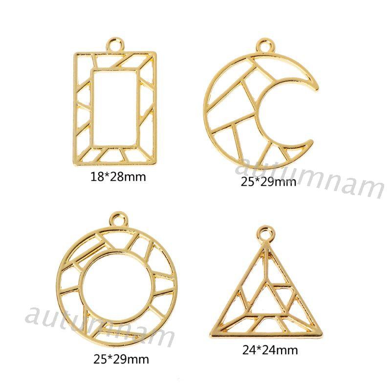 Set 4 Khung Mặt Dây Chuyền Thời Trang Cao Cấp Cho Nữ