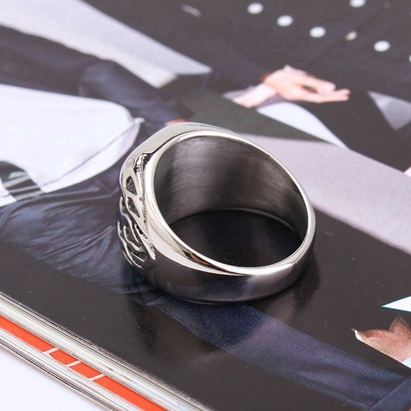 Nhẫn Inox Khắc Hình Chúa Jesus