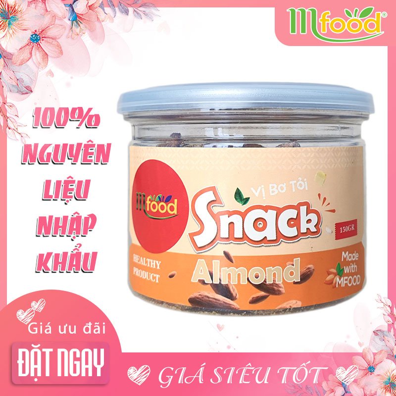 HẠNH NHÂN BƠ TỎI - HẠNH NHÂN TẨM VỊ HŨ 150G