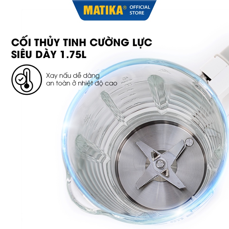 Máy Làm Sữa Hạt MATIKA 1.75L 800W MTK-3175