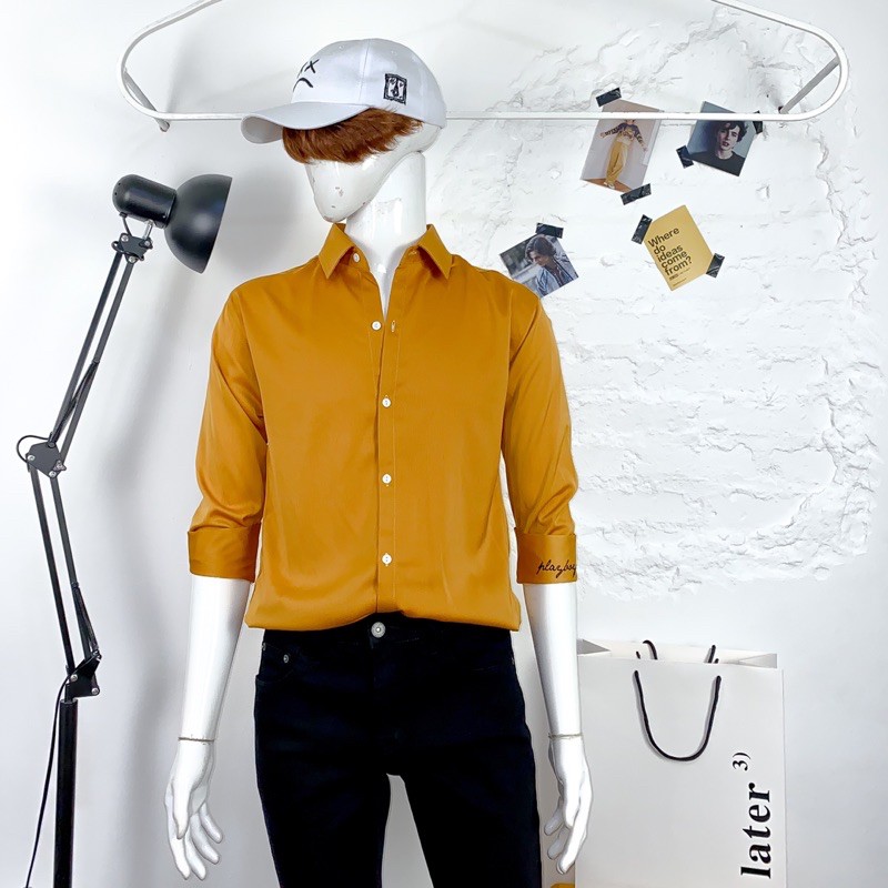 [6 Mã SALE] Áo Sơ Mi Nam Form Rộng Dài Tay Chất Vải Đũi Mềm Phong Cách Hàn Quốc Play Boys | BigBuy360 - bigbuy360.vn