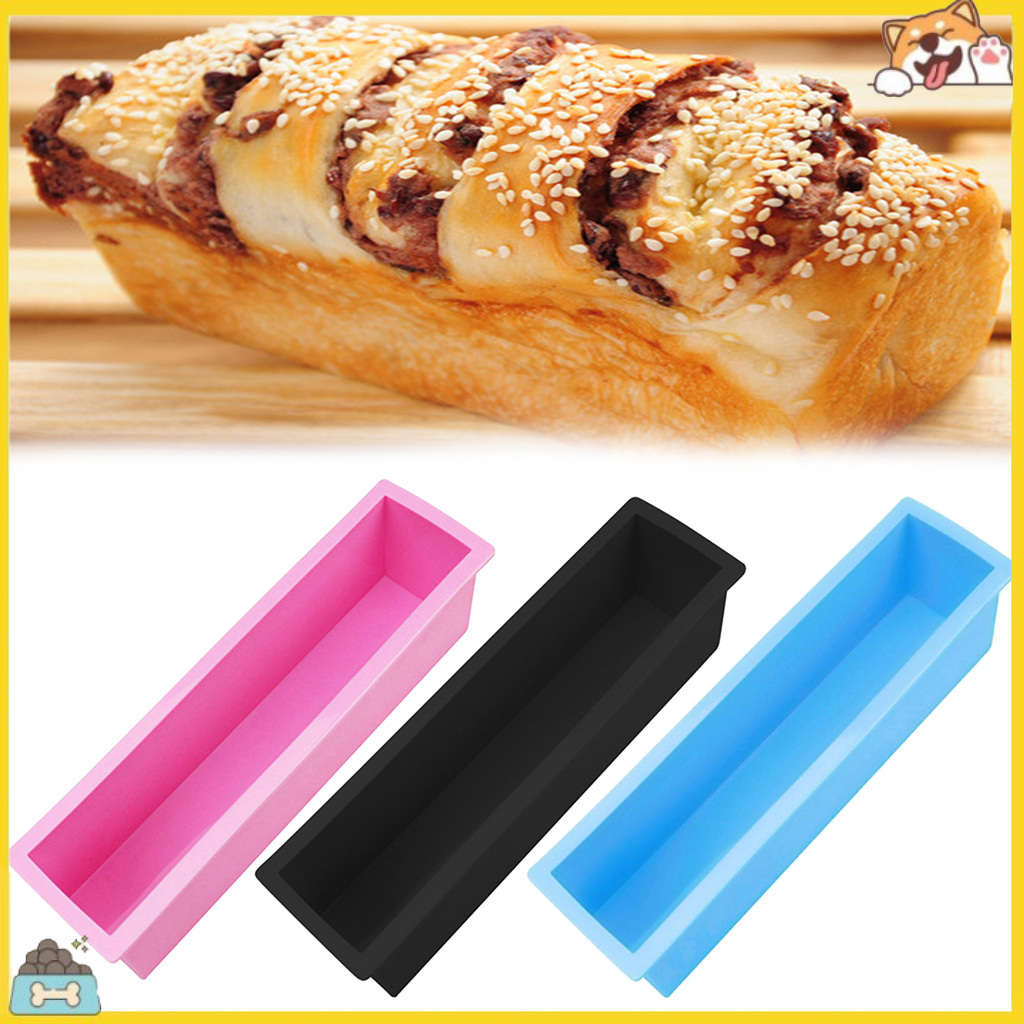 Khuôn làm bánh hình chữ nhật bằng silicon