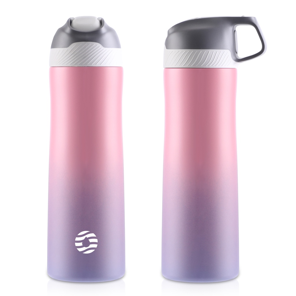 Fjbottle Bình Giữ Nhiệt 550ML Bột gradient Bình Nước Thể Thao Inox 316 Bình Chân Không Cách FJ001