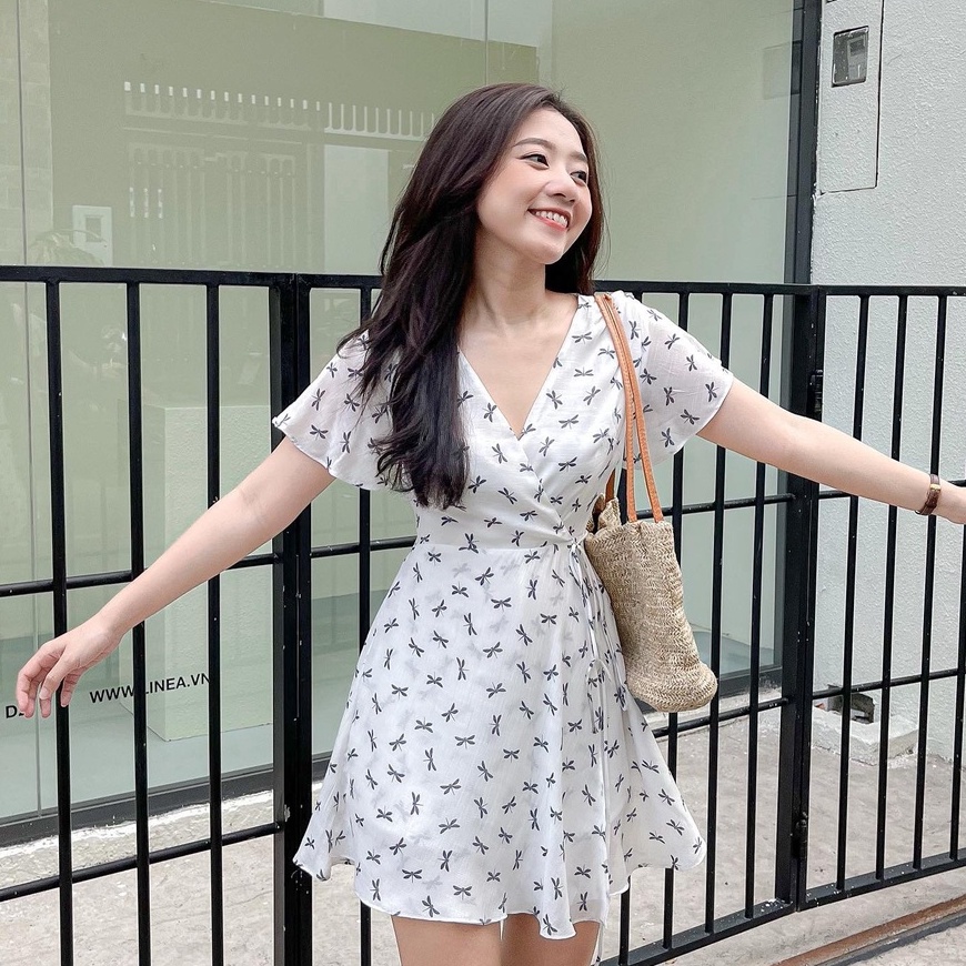 Jumpsuit TRISCY - Đắp chéo cột nơ tay cánh tiên | BigBuy360 - bigbuy360.vn