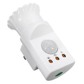 Cảm biến chuyển động, Cảm biến đui đèn cắm trực tiếp điện 220V tự động bật tắt khi có cảm biến người - Bảo Hành Uy Tín