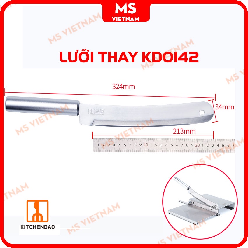 Lươi Dao Thay Thế Cho Dao Cắt Gà, Vịt, Thịt Đông Lạnh Kitchendao Các Model KD0142, KD0270, KD0248 - MS Vietnam