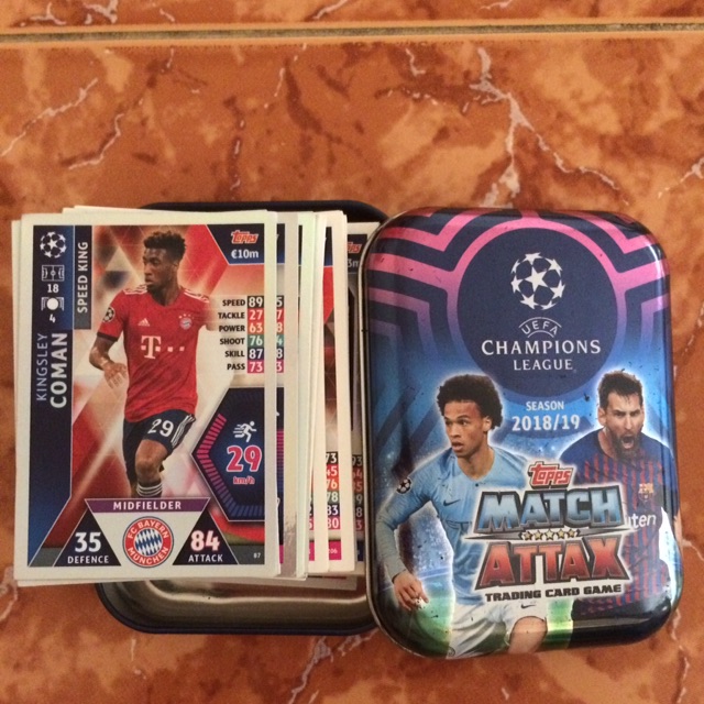 Set thẻ cầu thủ Match Attax