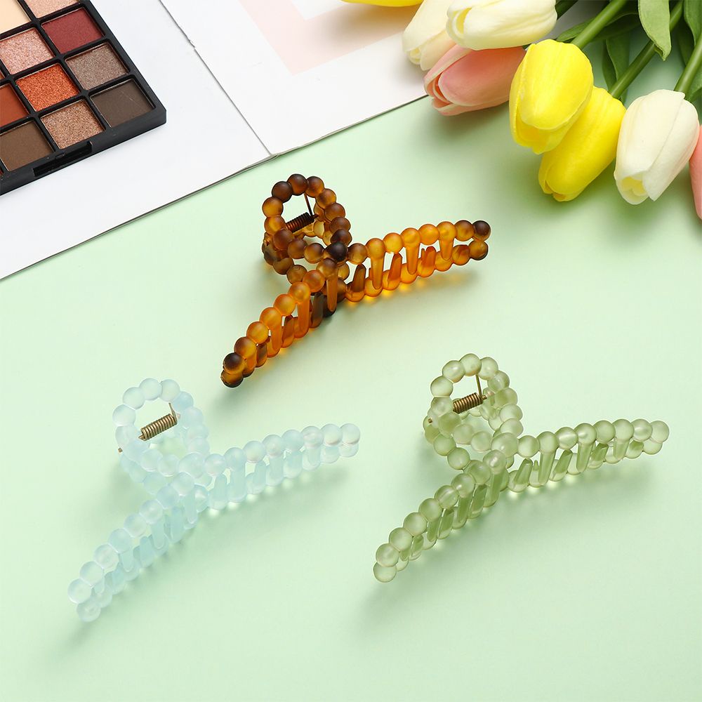 Kẹp Tóc Càng Cua Trong Suốt Thời Trang Cho Nữ