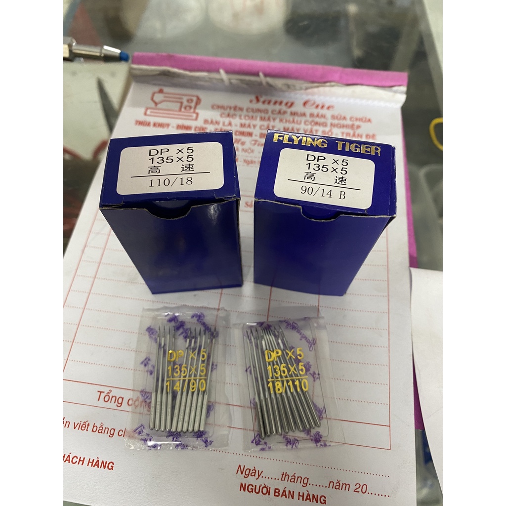 kim ĐP*5 dùng cho máy thùa,bọ,cào bơi,2 kim,.....vv