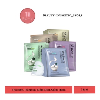 Mặt Nạ Tơ Tằm Thải Độc, Trắng Da, Giảm Mụn, Giảm Thâm ONE SPRING SILK MASK