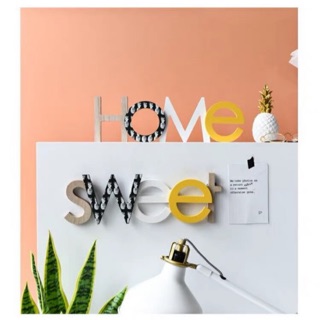 Trang trí nội thất kiểu chữ SWEET, HOME và FAMILY
