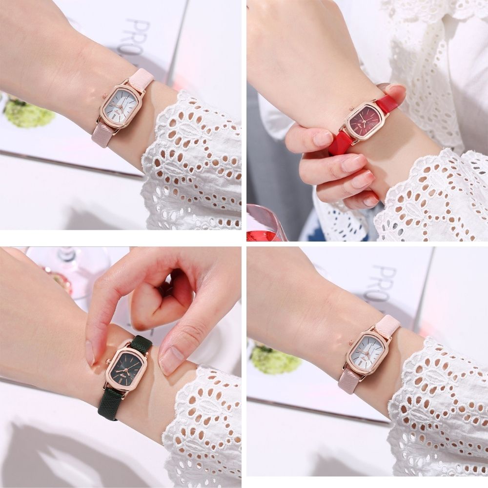 đồng hồ nữ mặt nhỏ chống nước thời trang dây da mặt đẹp thiết kế cao cấp giá rẻ mẫu mới hot 2022