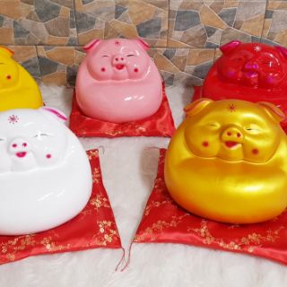 Lợn bụng phệ mắt híp thạch cao size 2