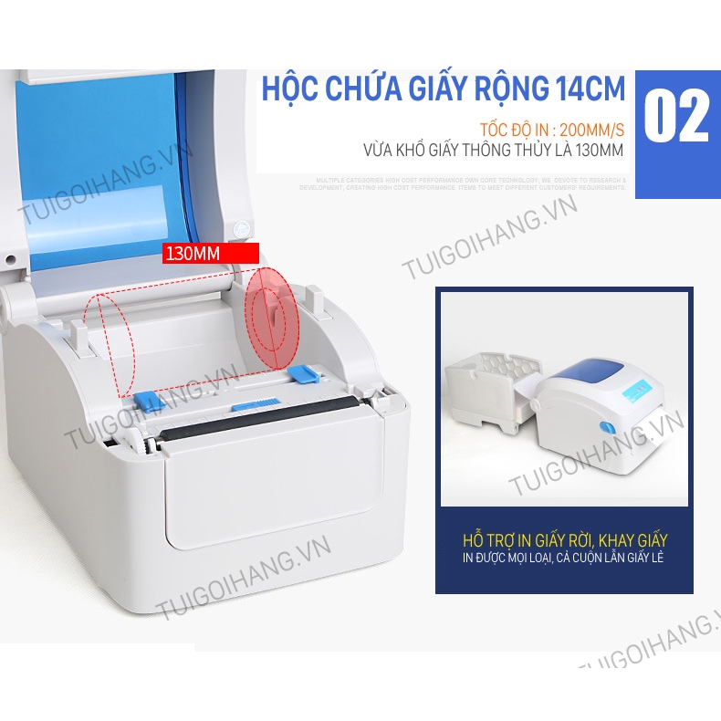 Máy In Nhiệt Gprinter 1324D-S In Tem, In Đơn TMĐT Cho Hệ Điều Hành Window/ MACOS (Macbook) | WebRaoVat - webraovat.net.vn