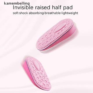kam 1 Pair Women Shoe Insoles Breathable Heighten Heel Pad Invisi thumbnail