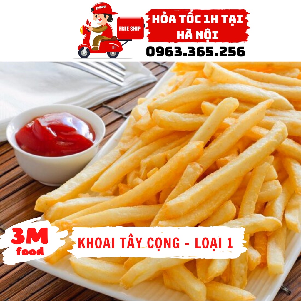 Khoai tây cọng, Khoai tây chiên - Gói 500gr  3M FOOD AV