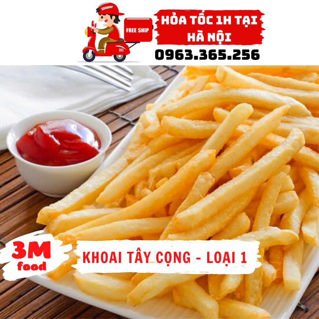 Khoai tây cọng Bỉ - Gói 1kg chuẩn chất lượng [ Hỏa tốc tại Hà Nội ] 3M FOOD AV ( HẢI SẢN BA MIỀN )