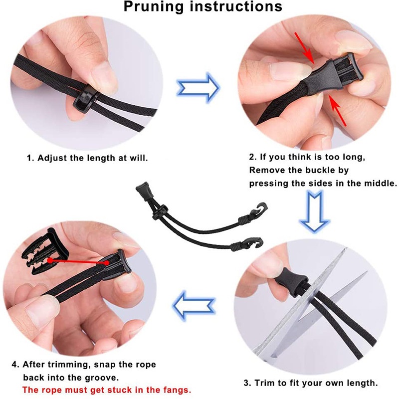 1 Dây Đeo Nối Dài Khẩu Trang Co Giãn Có Thể Điều Chỉnh