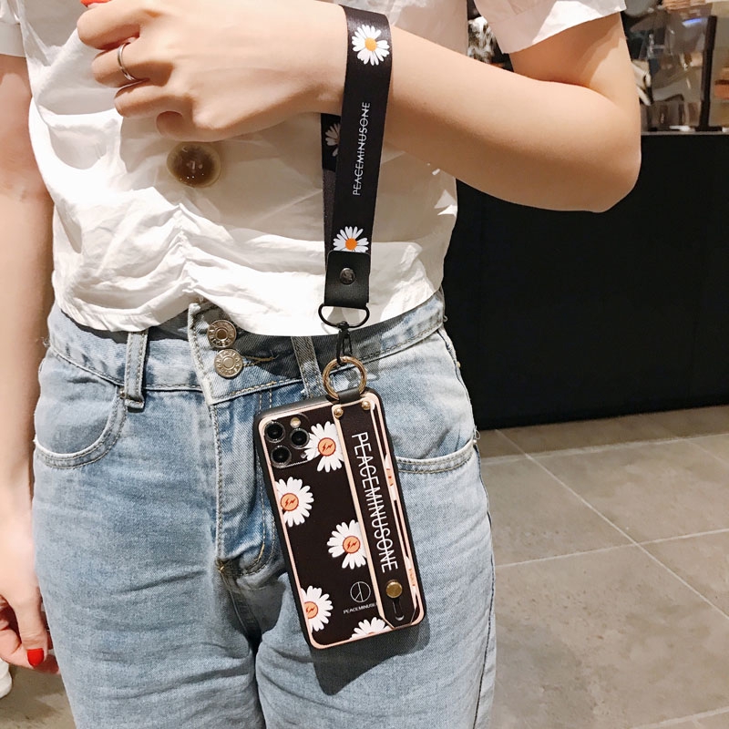 Ốp điện thoại có vòng đeo cho Iphone 12 mini 11 pro 6/6s/6p/6sp/7/8/7p/8p/X/Xs/Xr/Xs Max | BigBuy360 - bigbuy360.vn