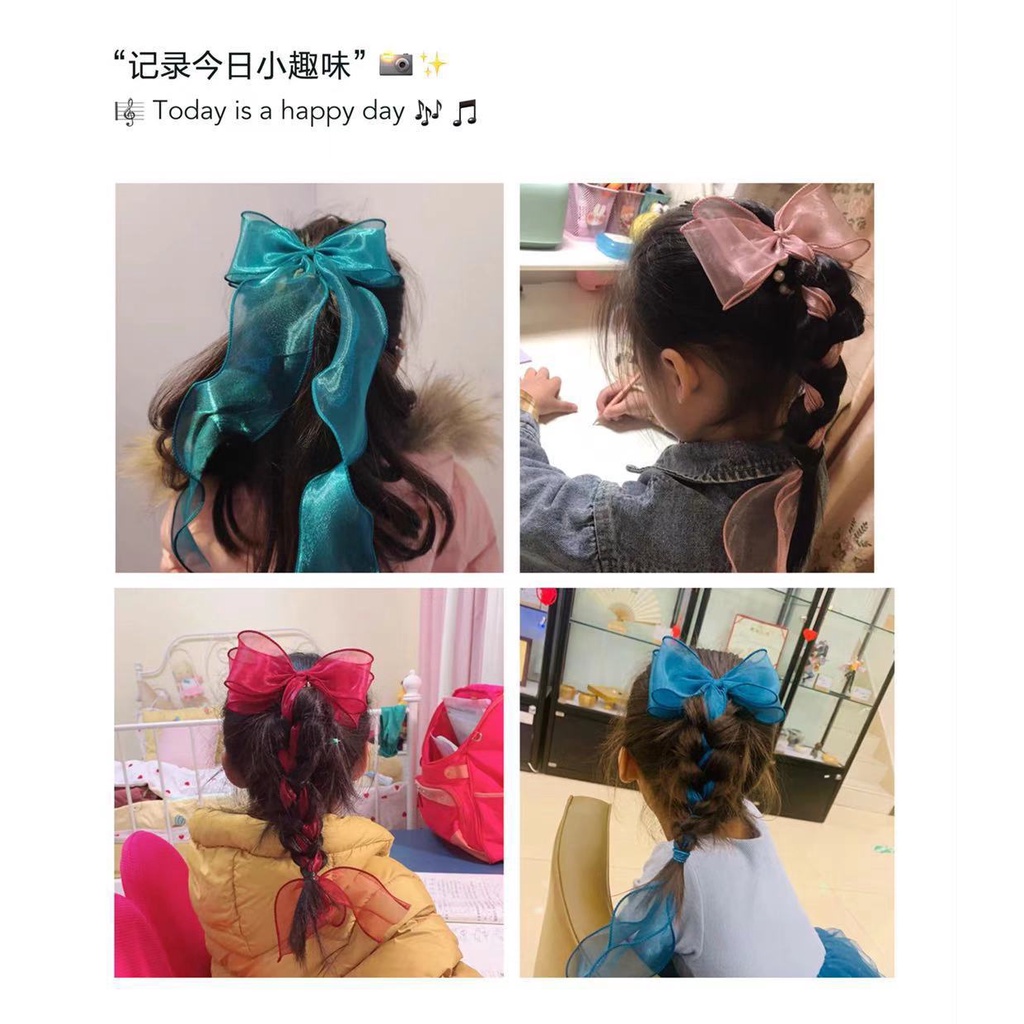 Kẹp Tóc Thắt Nơ Xinh Xắn Thời Trang 2022 Cho Bé Gái