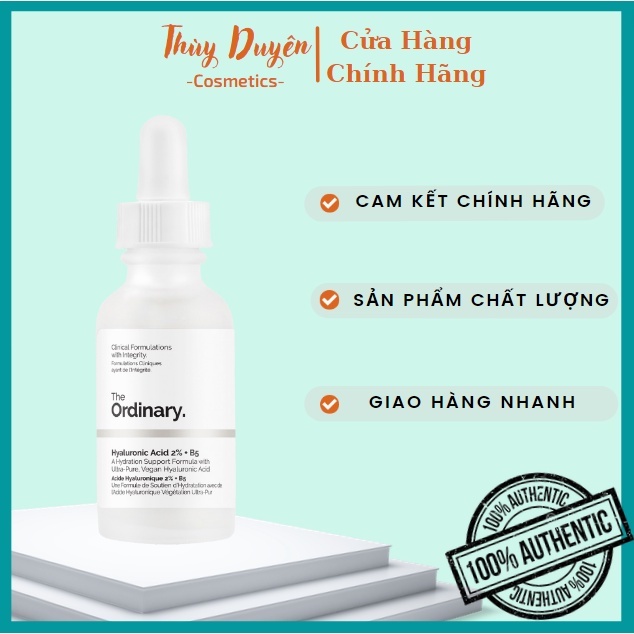 Tinh Chất The Ordinary Hyaluronic Acid 2% + B5 Serum The Ordinary Cấp Nước Phục Hồi Da