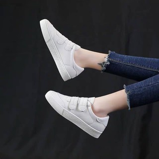 giầy thể thao trắng 2 quai dán