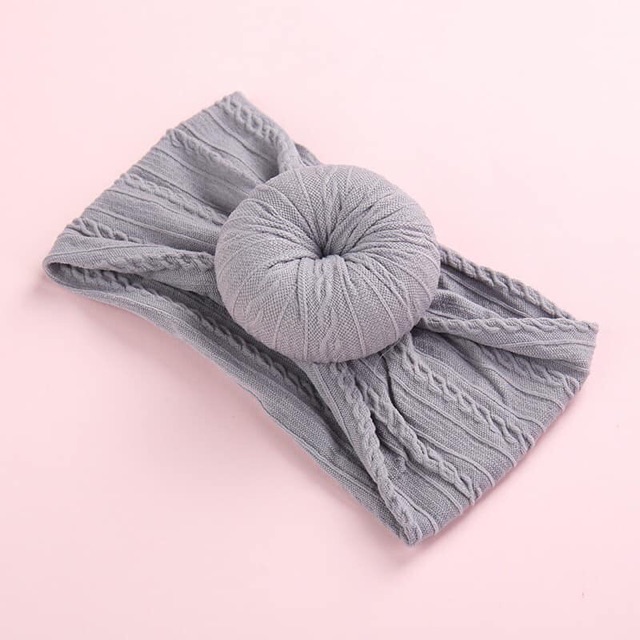 Turban, băng đô bản rộng cotton co giãn dành cho bé gái [ babyboo]