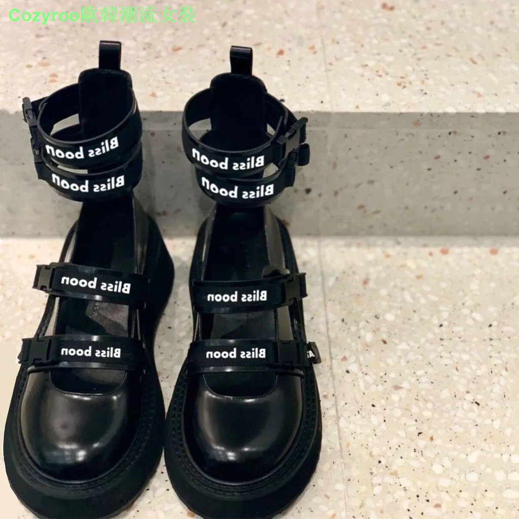 Giày Sandal Cao Gót Thắt Dây Phong Cách Roman 2021