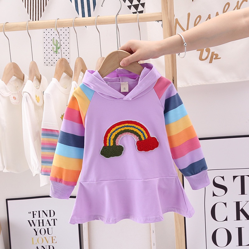 Áo Khoác Hoodie Tay Dài Thời Trang Mùa Thu Cho Bé 1-5 Tuổi