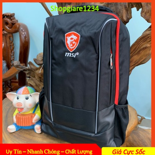 Balo MSI Gaming 17/17.3'' Dòng Cao Cấp, Chính Hãng -Móc Khóa Rồng, Khóa Ngôi Sao Siêu To, Chất Lượng Tốt, Ảnh Thật