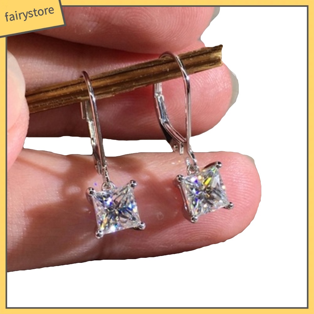 Khuyên Tai Đính Đá Nhân Tạo Thời Trang Dành Cho Nữ