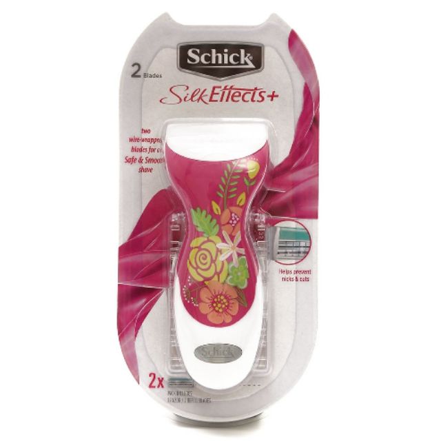 Dao Cạo Dành Cho Nữ Schick Silk Effects 2S (Vỉ 1 Cán Và 2 Lưỡi)