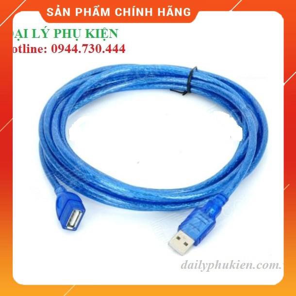 Dây USB nối dai 3m xanh chống nhiễu dailyphukien