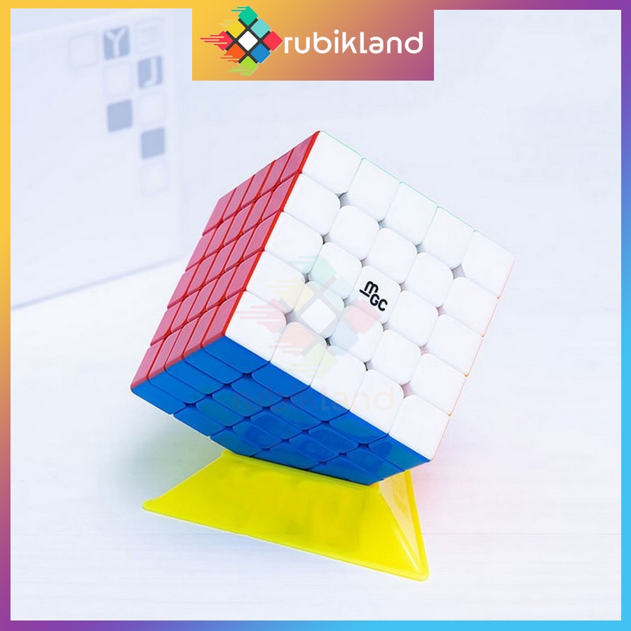 Rubik 5x5 YJ MGC 5x5 Có Nam Châm Stickerless Rubic Không Viền 5 Tầng Đồ Chơi Trí Tuệ Trẻ Em