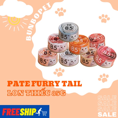 Pate Furrytail 85 Độ Thơm Ngon 80g - Pate Cho Mèo Từ Cá Ngừ Thật