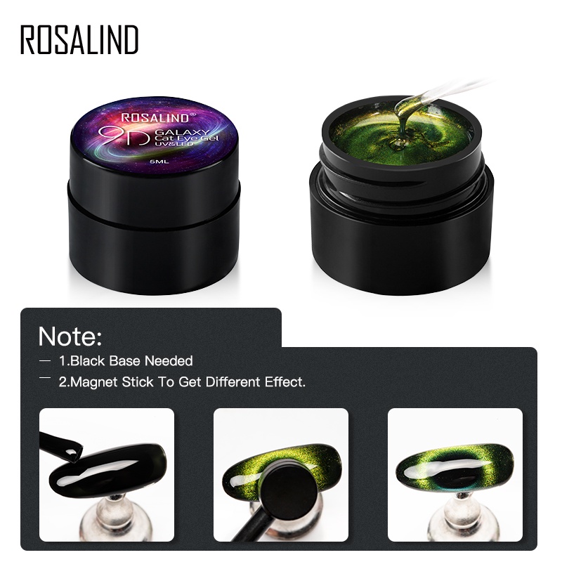Sơn Móng Mắt Mèo ROSALIND 7ML Nhiều Màu Sắc Thời Trang