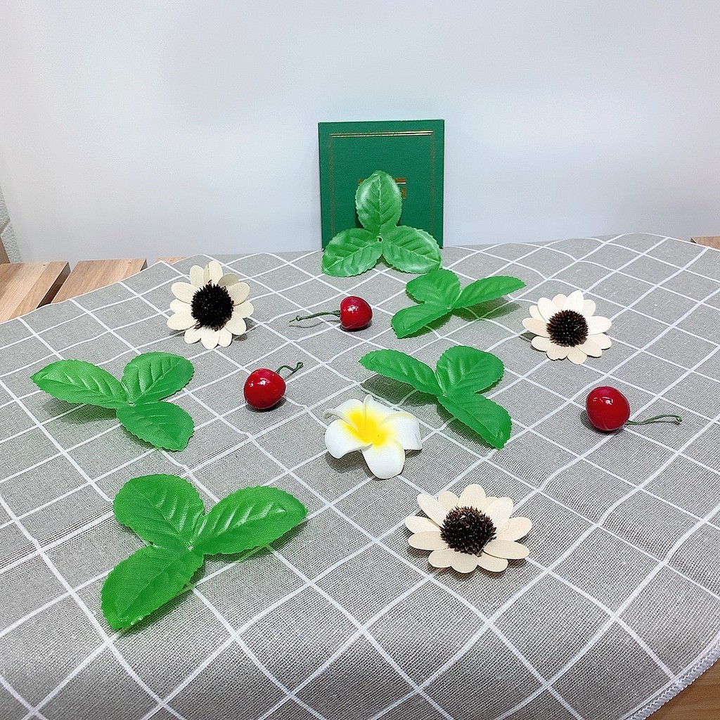 Combo 5 lá 3 cánh phụ kiện chụp ảnh siêu thực ulzzang hàn quốc insta đường kính 8cm 2R02