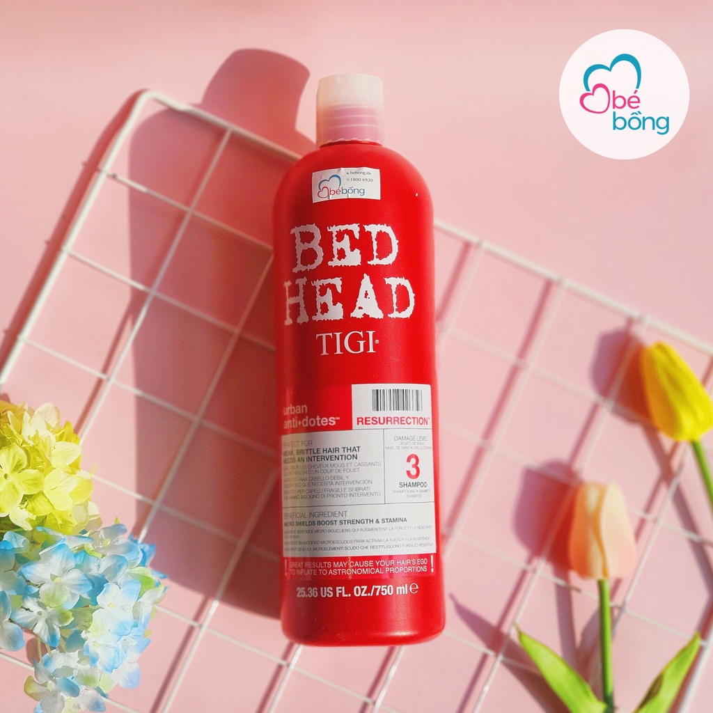 Dầu gội Tigi Bed Head đỏ 750ml